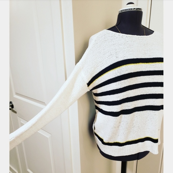 Loft Striped Knit Sweater - Picture 2 of 6